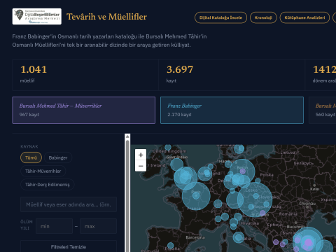 Yeni Portal: Tevârih ve Müellifler